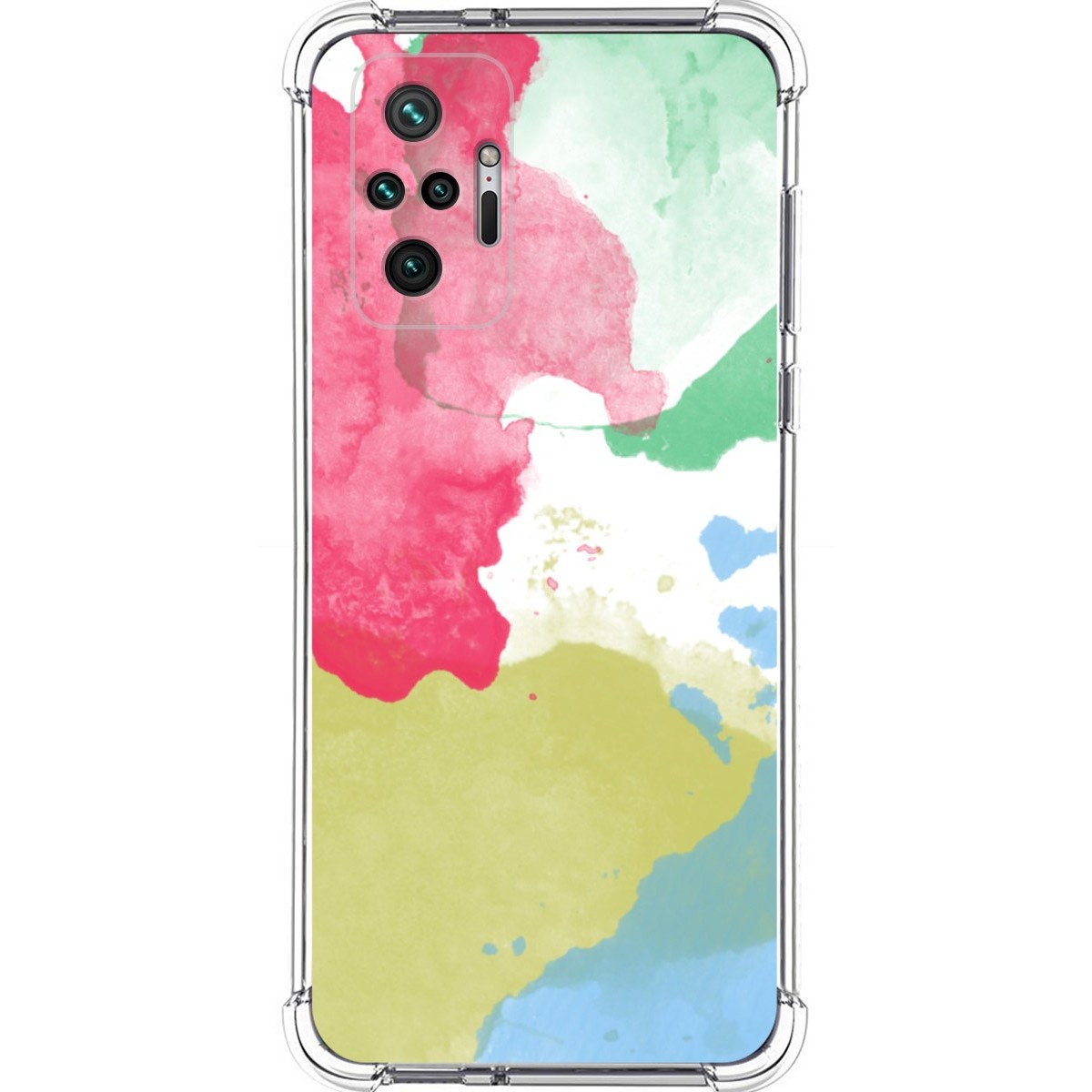 Funda Antigolpes para Xiaomi Redmi Note 10 Pro diseño Acuarela 02 Dibujos