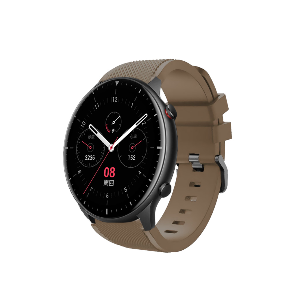 Correas de silicona para Amazfit GTR GTR 2 GTR 3 GTR 4 GTR 2e pulseras de colores para reloj inteligente smartwatch, tejido suave impermeable cierre con hebilla