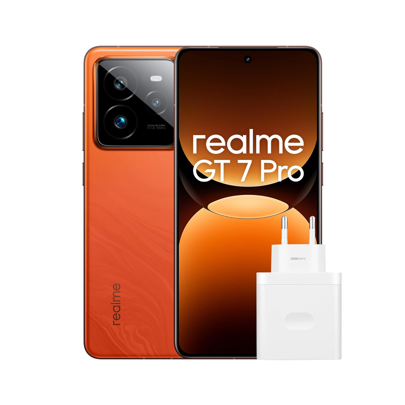 Teléfono Móvil realme GT 7 Pro 5G_ 12GB+256GB_ Pantalla AMOLED 6.78