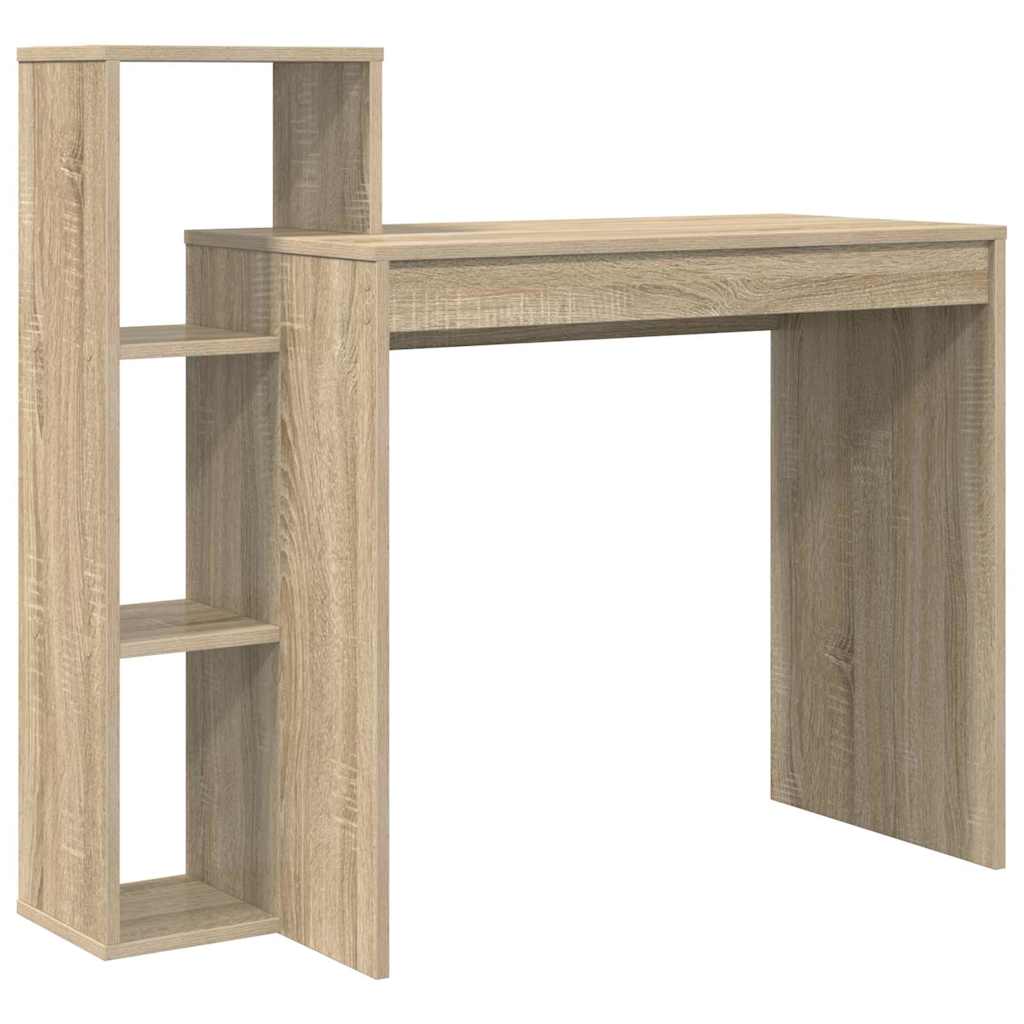 vidaXL Escritorio Roble Sonoma 100 x 40 x 90 cm Madera de ingeniería