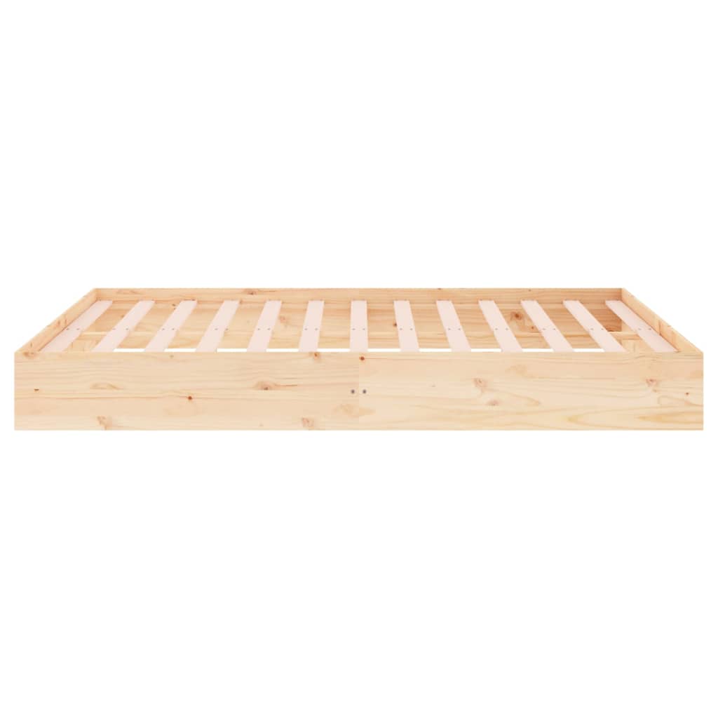 vidaXL Estructura de cama sin colchón madera blanco 140x200 cm