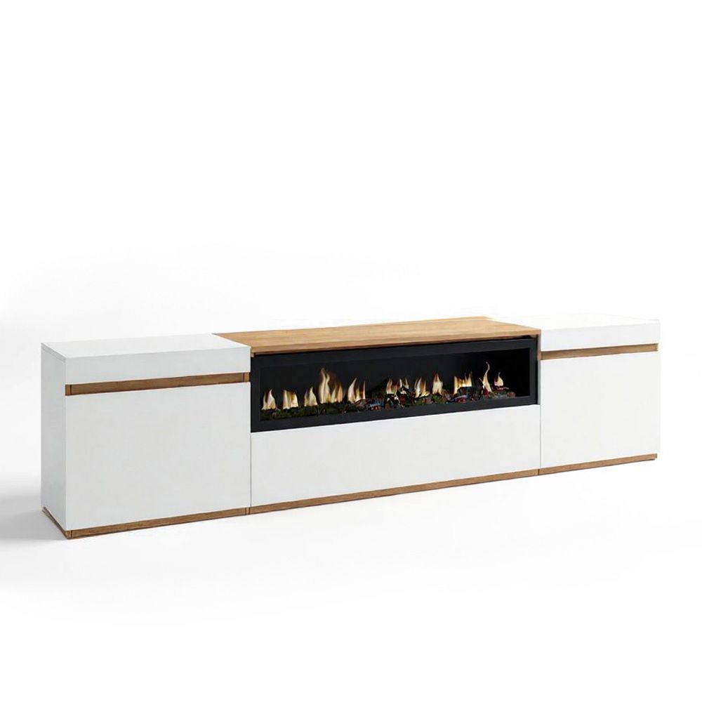 duehome - Mueble TV Kavos Chimenea