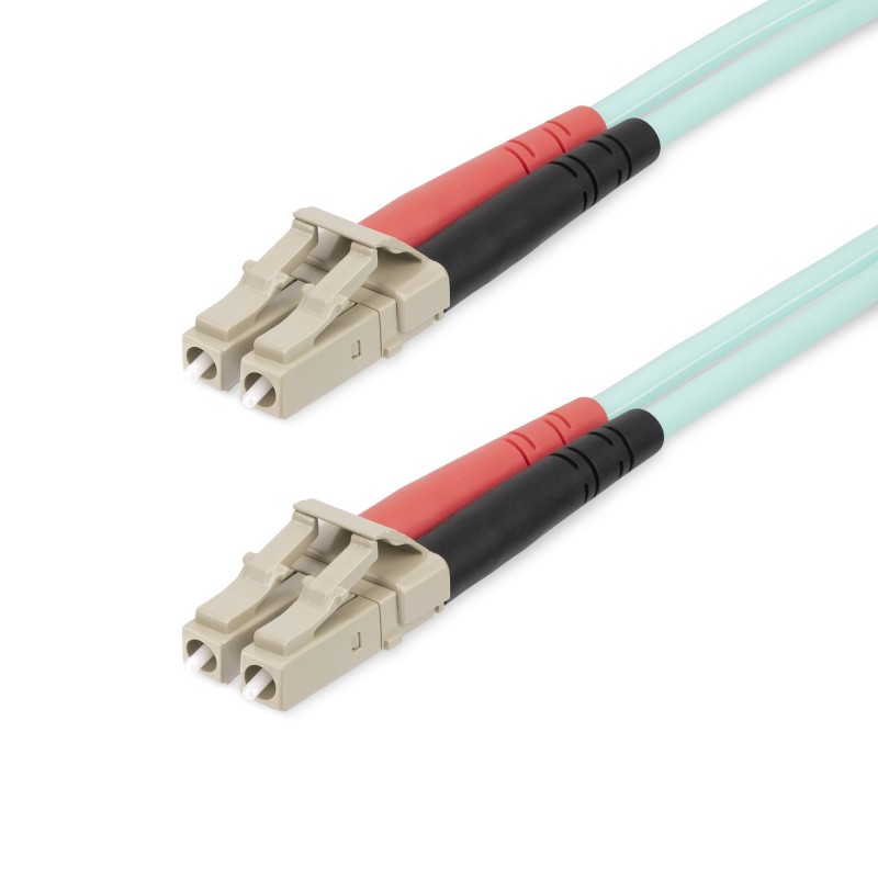 StarTech.com - Cable 20m de Fibra Óptica Multimodo Dúplex LC/UPC a LC/UPC OM4 - LSZH - 50/125µm - LOMMF/VCSEL - para Redes de 10 450FBLCLC20