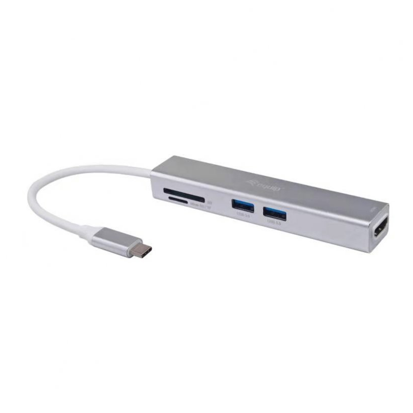 Equip 5 in 1 multifunction usb-c adapter