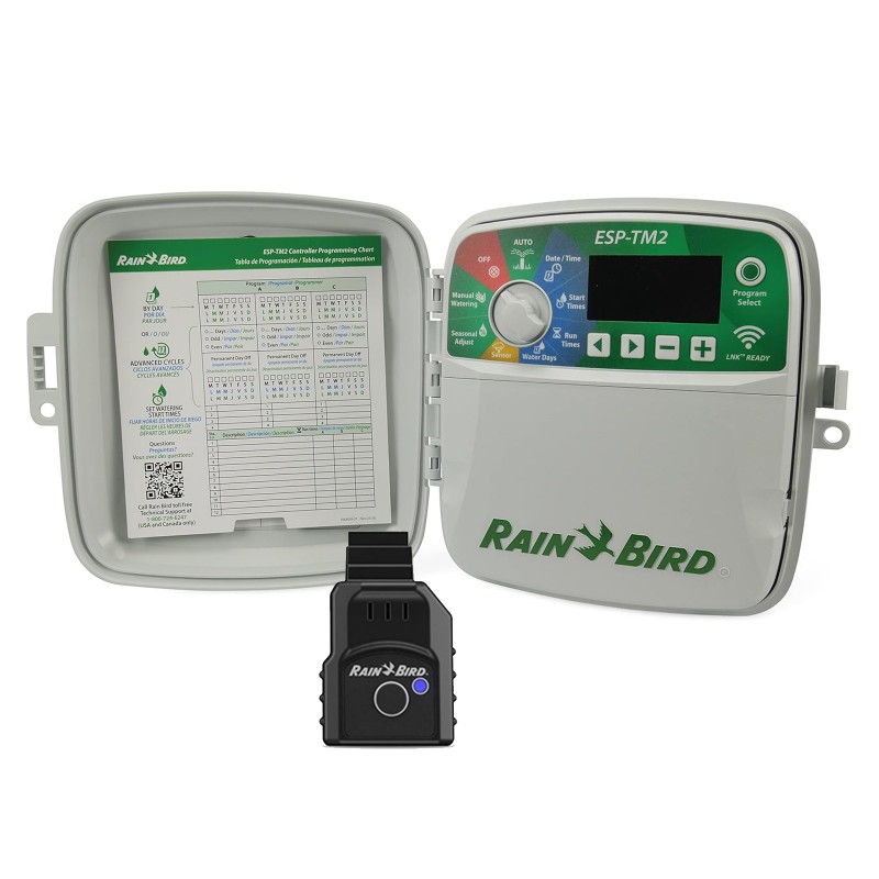 Suinga Programador Riego Wifi Rain Bird ESP-TM2 8 Zonas Exterior + LNK