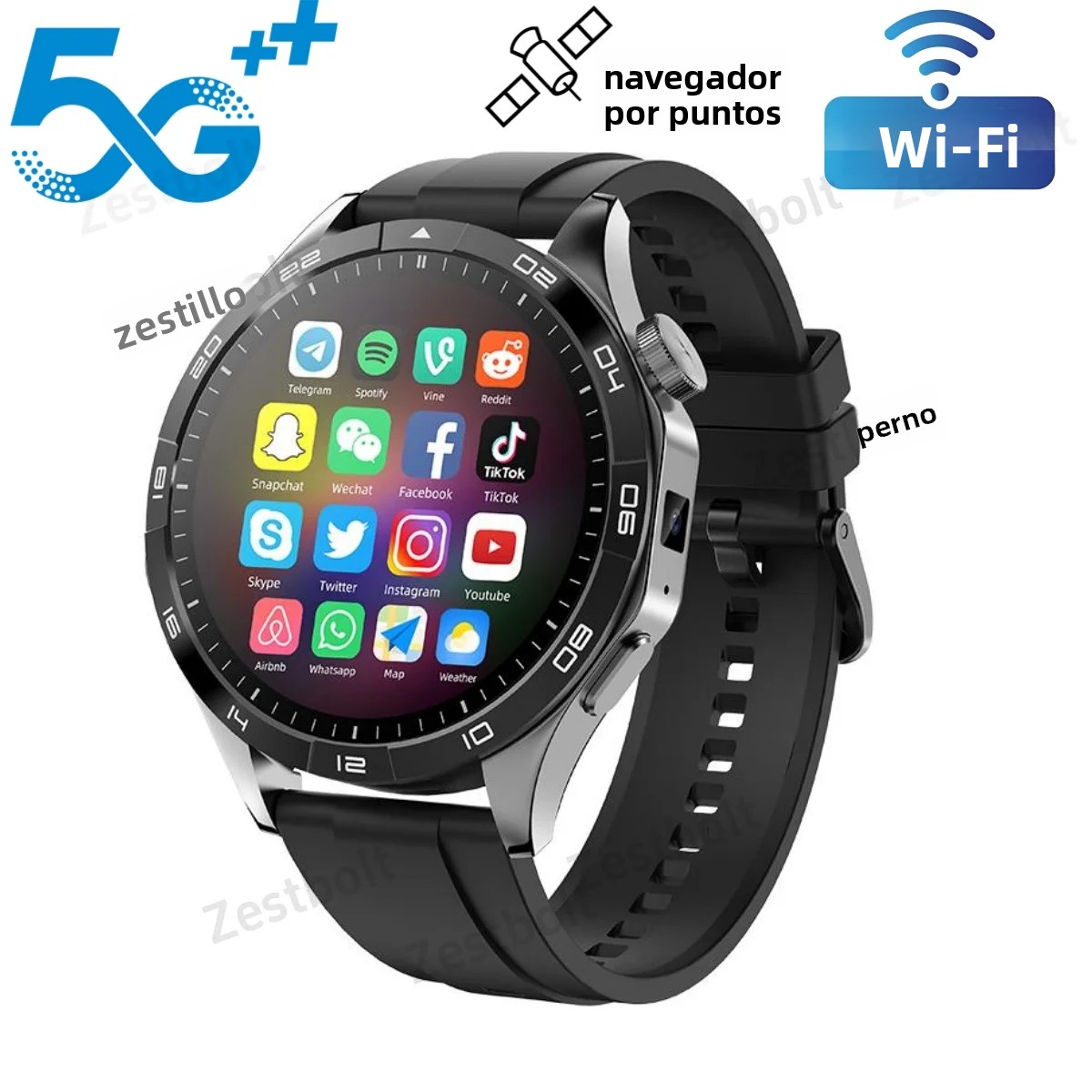 Smartwatch Mit Dual-kamera Nfc Amoled Display Gps Und Tracking_voghion.com