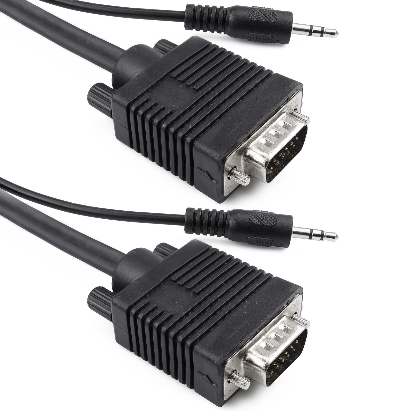 Super cable VGA con jack de audio de 35 mm macho macho de 25 m - BeMatik