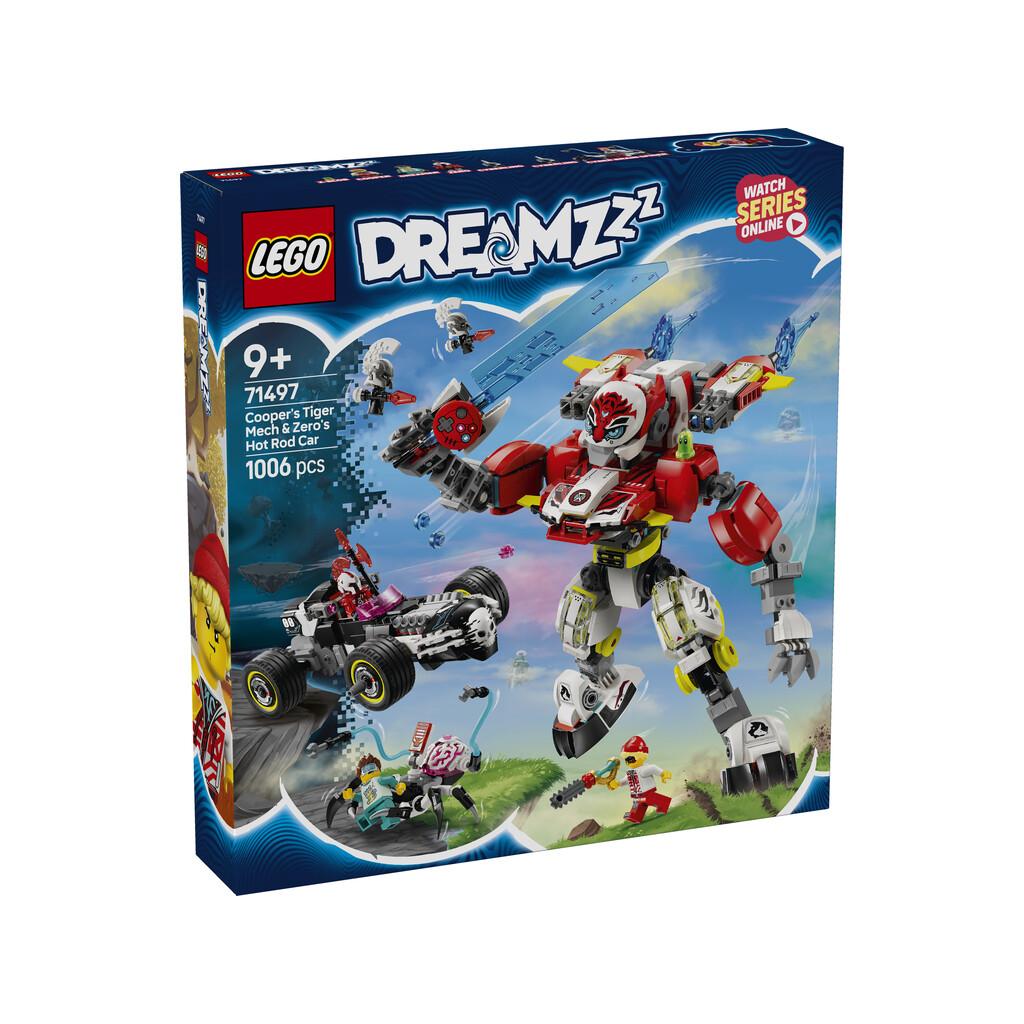 Lego Dreamzzz Meca Tigre de Cooper y Bólido de Zero Juguetes LEGO