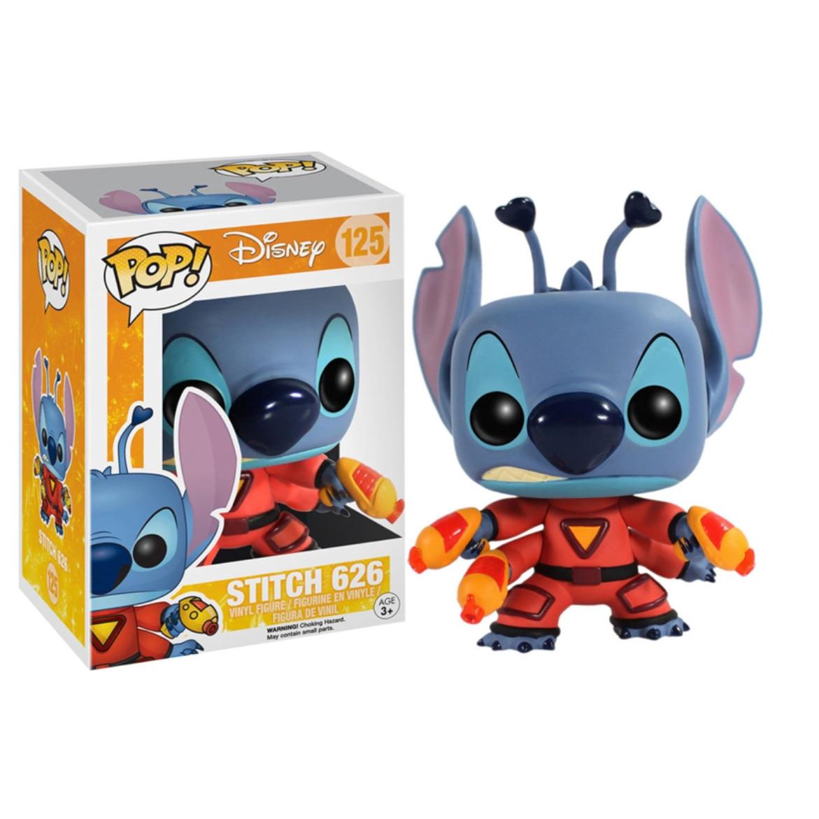 Funko Pop! Disney, Stitch experimento 626 - Lilo and Stitch - EXCLUSIVO - Figura de Vinilo Coleccionable - Idea de Regalo- Mercancia Oficial - Juguetes para Niños y adultos - MR POPYE