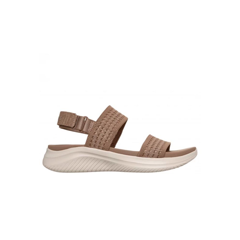 Sandalias Planas Mujer Skechers Ultra Flex 3.0 All About U Moka