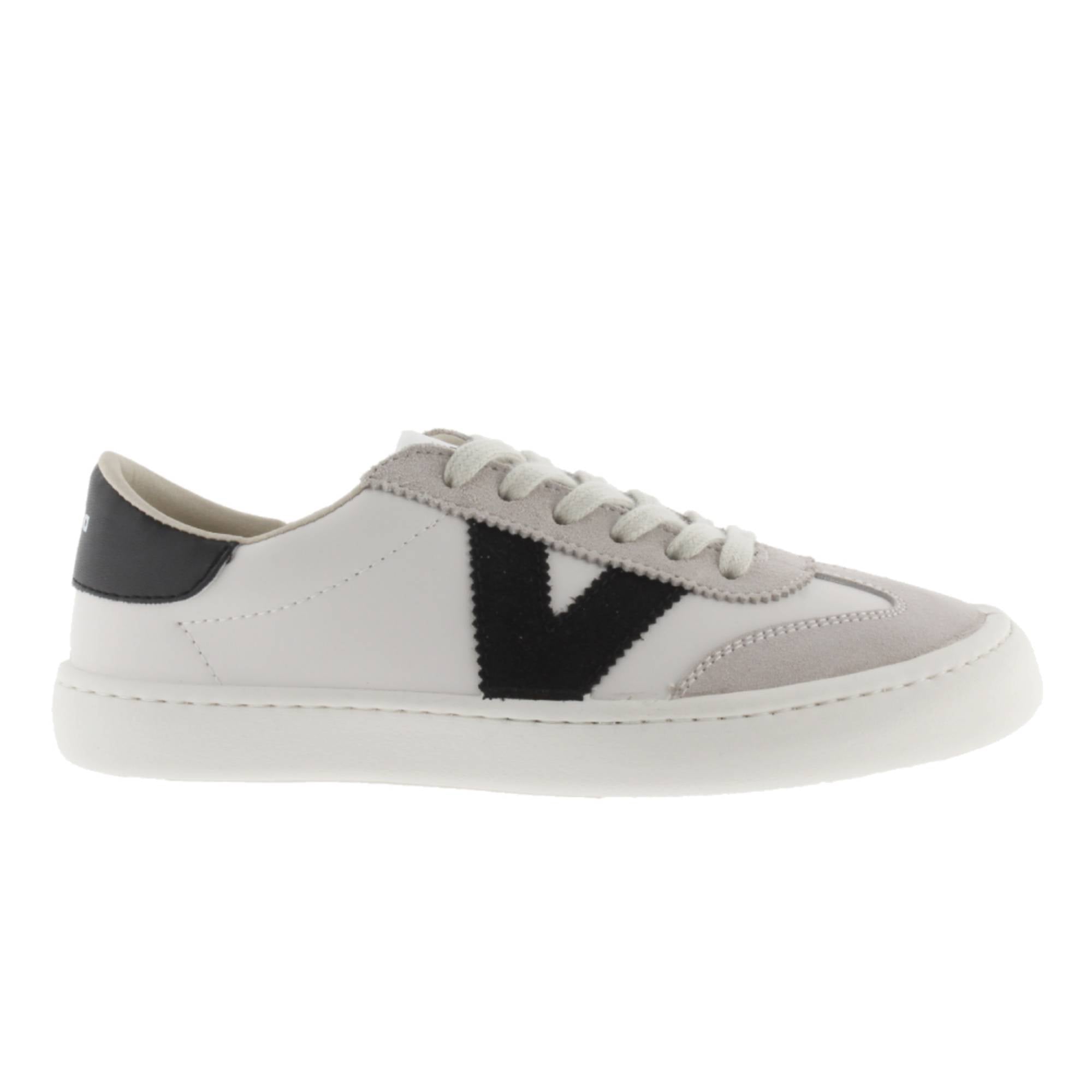 Zapatillas Victoria Olmo Barefoot Efecto Piel y Serraje Negro - Hechas en España con Certificación LWG