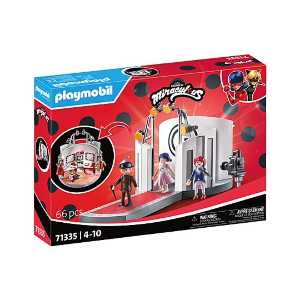 PLAYMOBIL Miraculous desfile de moda en Paris con figuras de Marinette, Adrien y Nadja (71335) aventuras con Ladybug