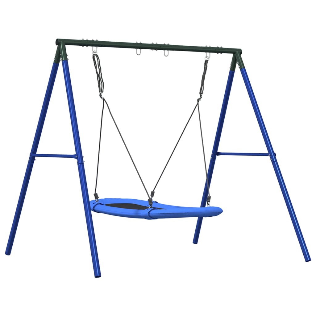 vidaXL Juego de columpios de exterior con columpio nido