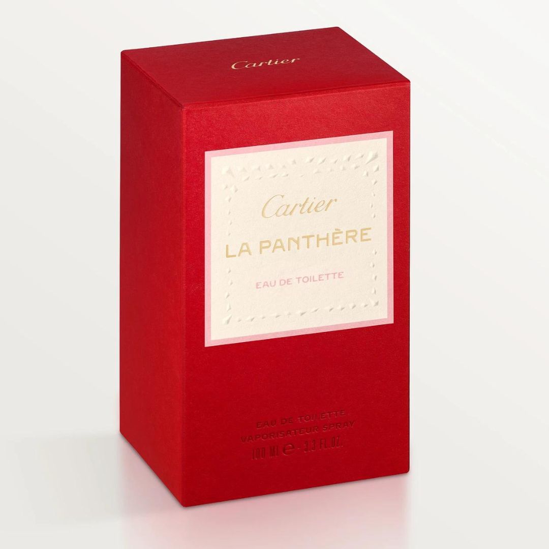 Cartier - La Phantere 100 Ml. Eau de Toilette - Colonia de lujo para mujer | La Panthère emblemático perfume floral de Cartier.