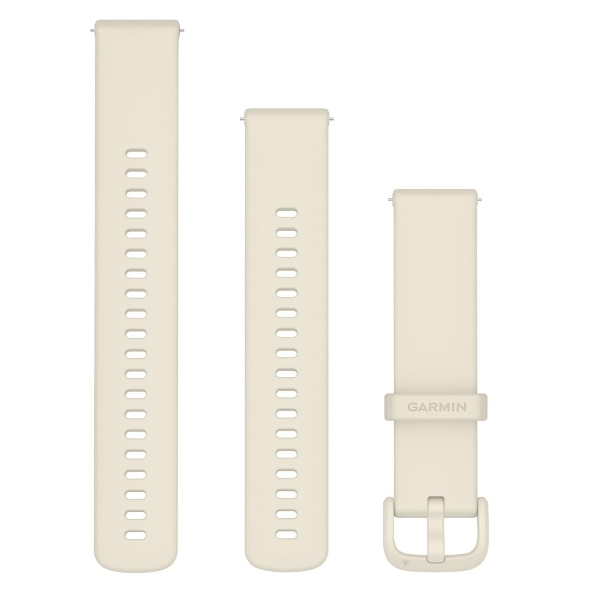 Garmin Original Accessories Vivoactive 6 - Correa de liberación rápida, 20 mm, silicona y protector de pantalla LCD, Hueso, 20mm, Moderno