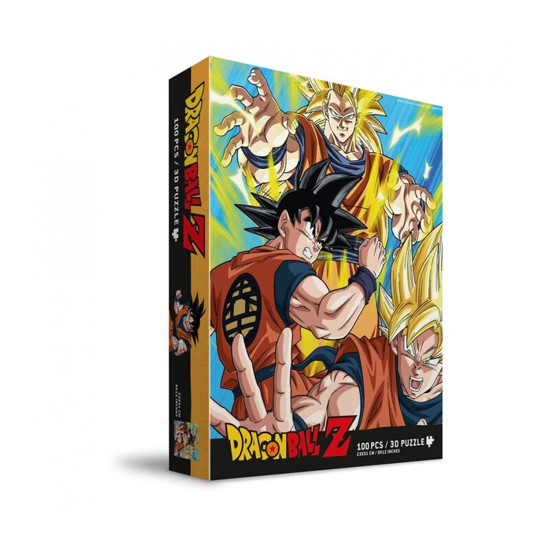 Puzzle Lenticular Dragon Ball Z Goku Saiyan 100 piezas