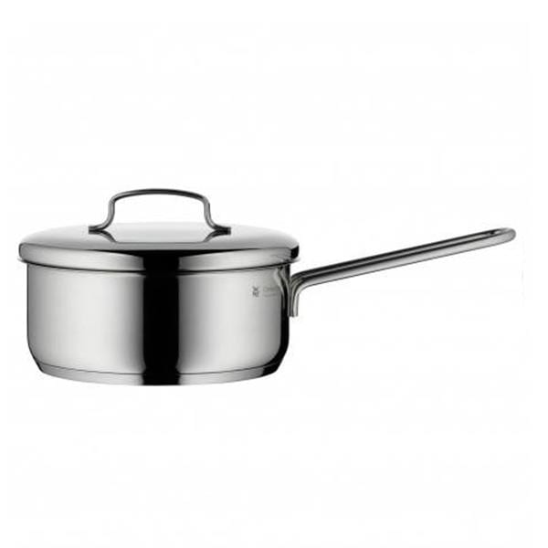 Cazo con tapa WMF de acero inoxidable 18/10 Cromargan - 16cm, 1,2L de Capacidad - Apto para lavavajillas