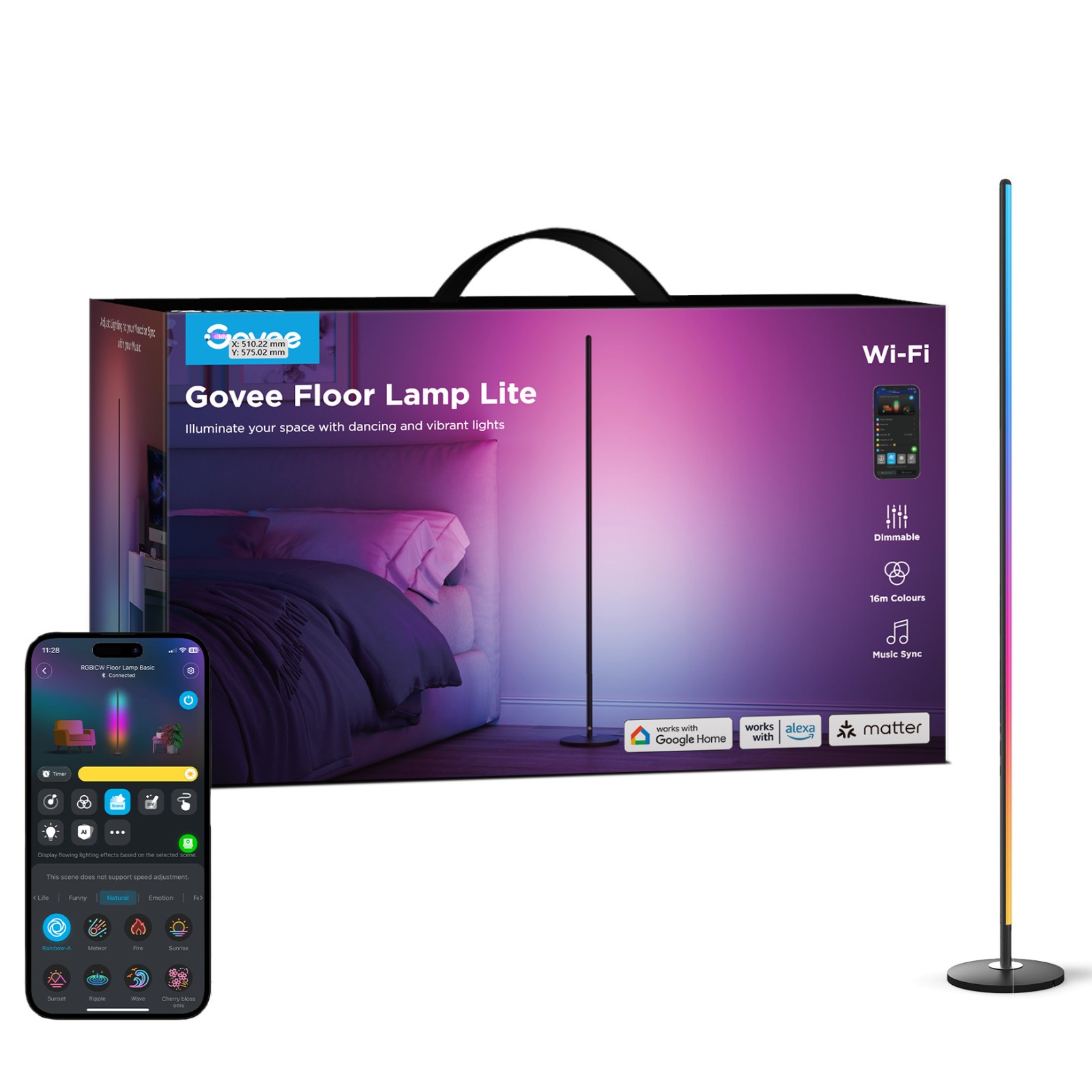 Govee - RGBICW Floor Lamp Matter