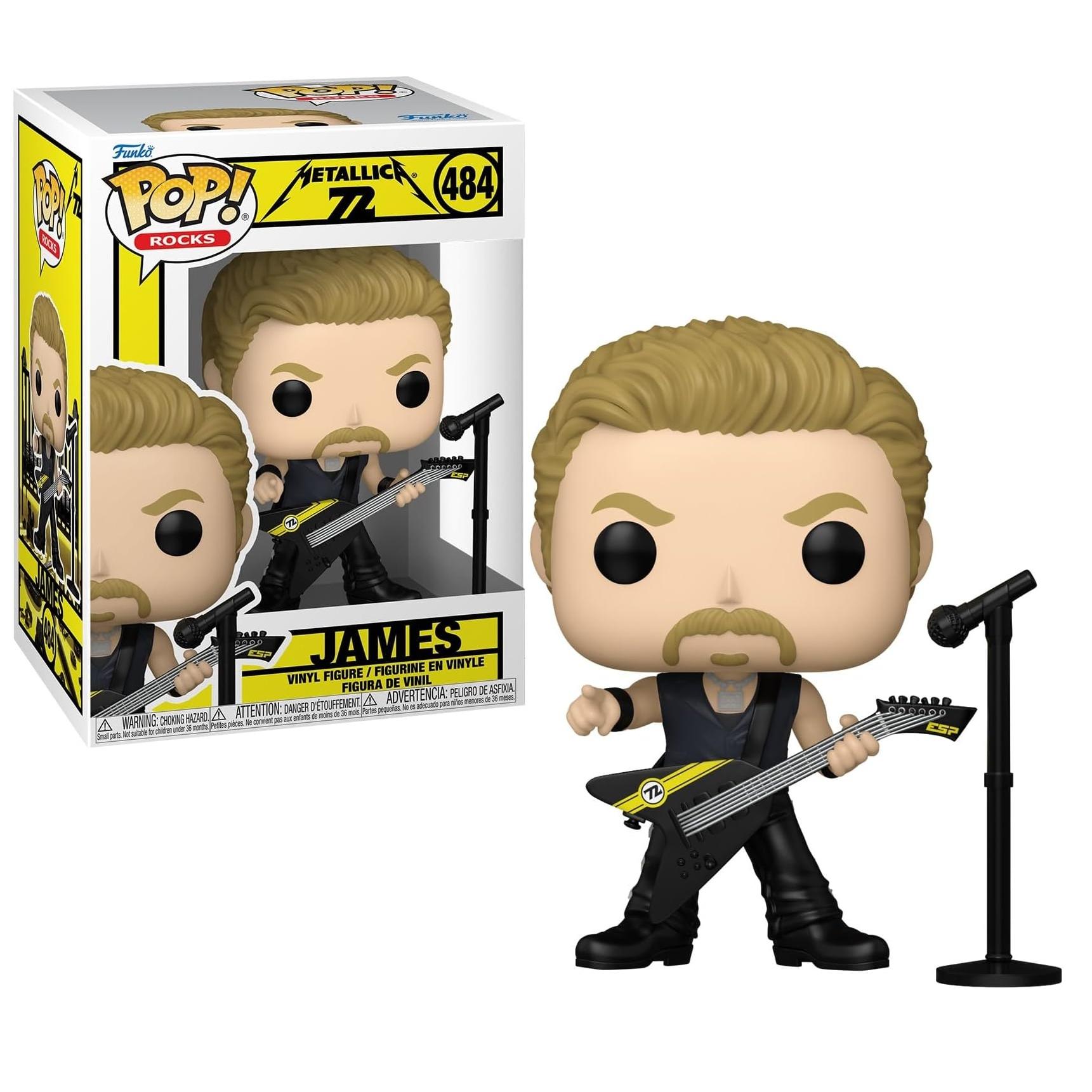 Funko Pop Rocks James Hetfield Metallica 72 Seasons 484