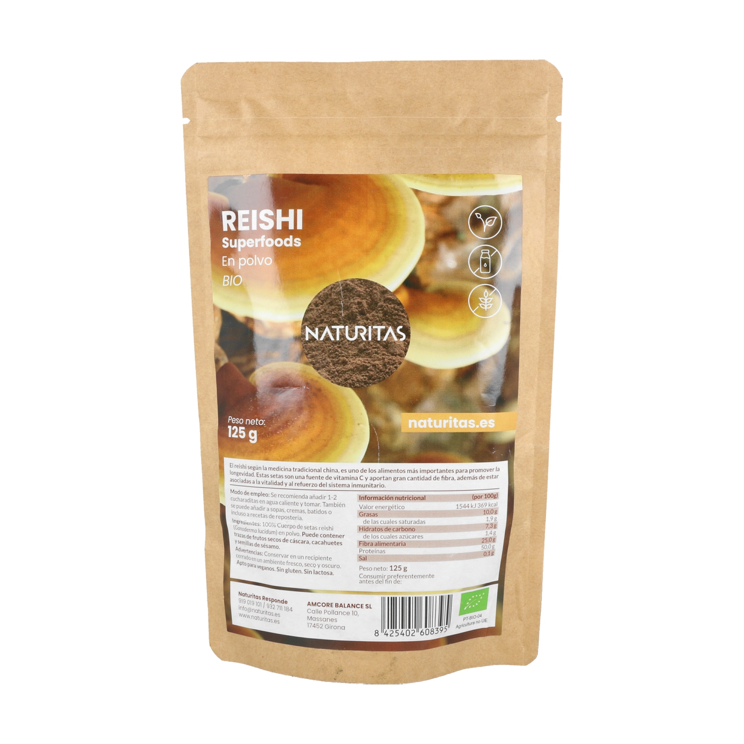 Comprar Vainilla en polvo Bio 20 g de polvo Naturitas Essentials