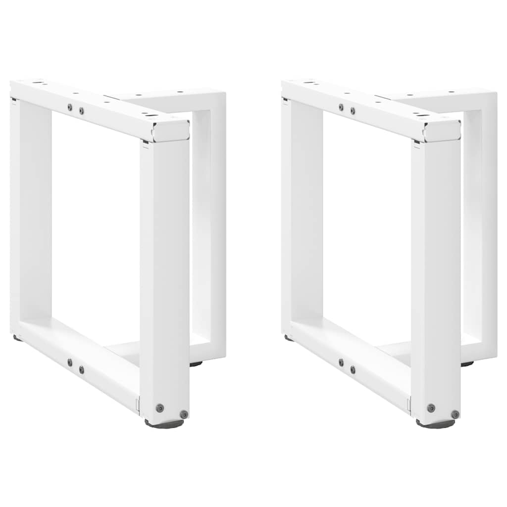 vidaXL Patas para mesa de centro en forma de T (2 unidades) 50 x 25 x (42-43) cm, acero