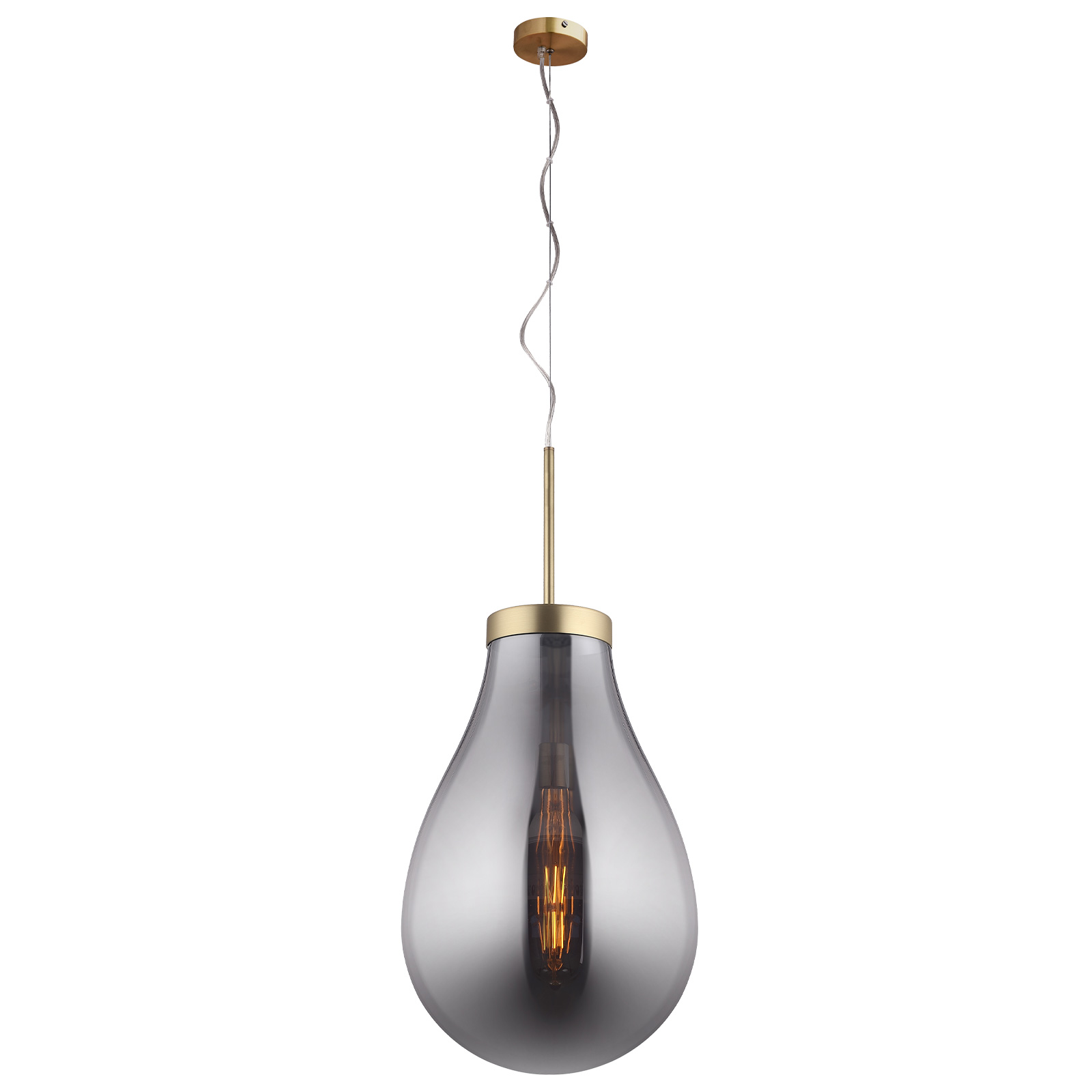 Lumineca Lámpara Colgante Lumineca Hatann L 50x80 cm Smoky