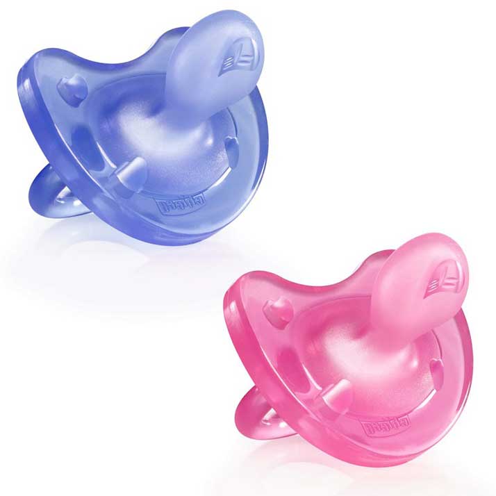 Chicco Chupete Physio Soft Silicona Rosa 16-36M (2 Uds)