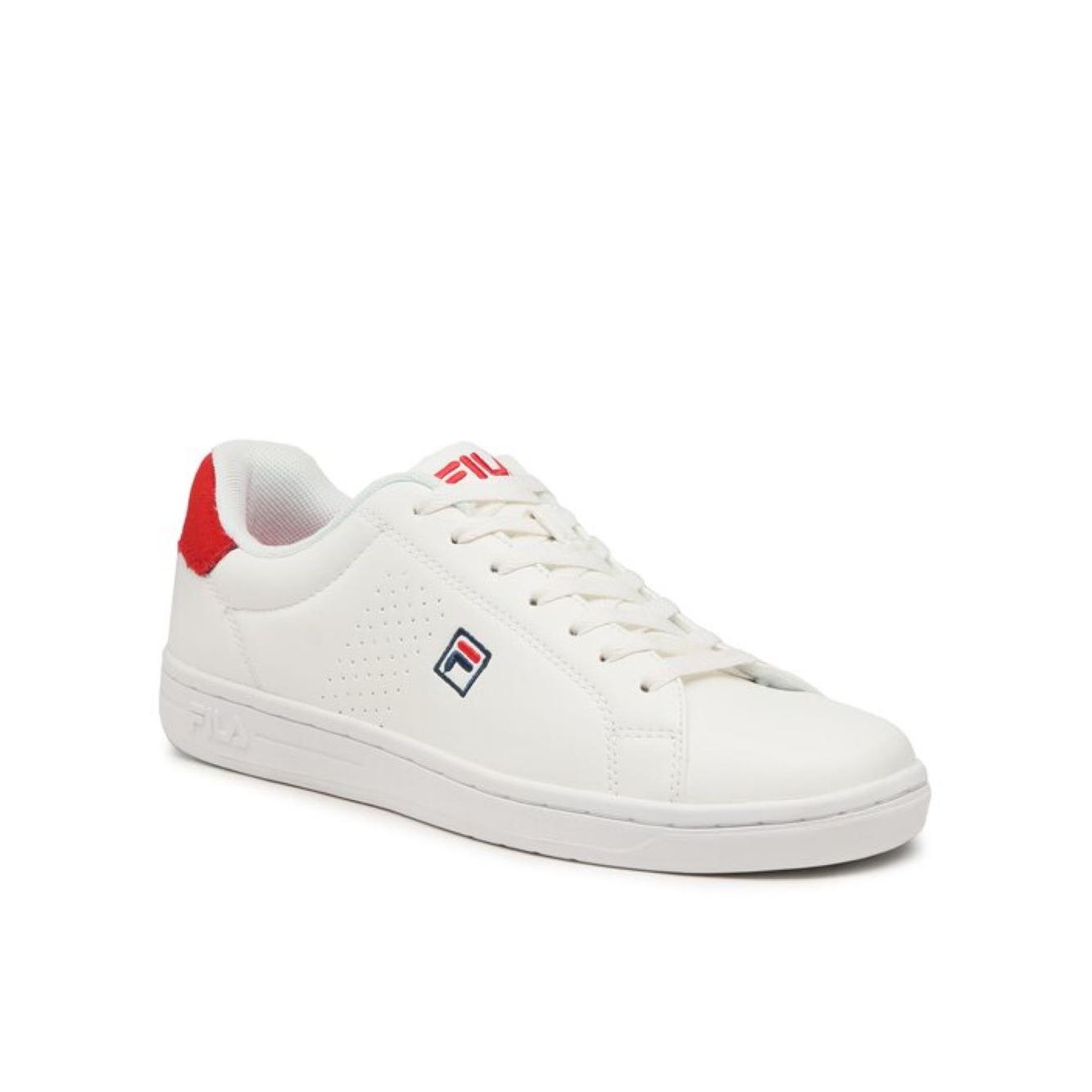Zapatillas Deportivas Fila Crosscourt FFM0002.13041 para Hombre - Blanco/Rojo
