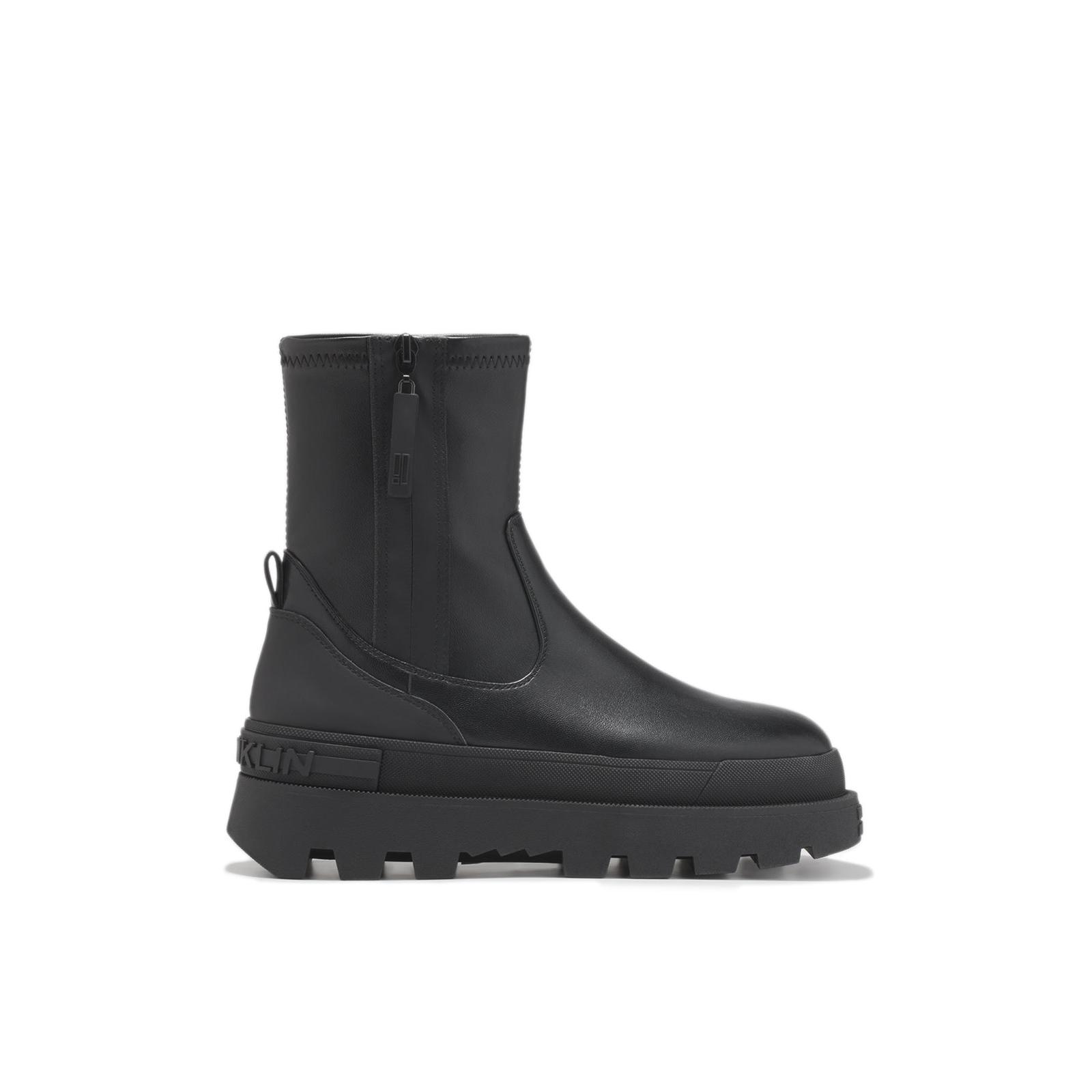 D.Franklin Botas de Mujer Corte Medio All Track Zip   - Botas para Mujer - Moda casual Mujer