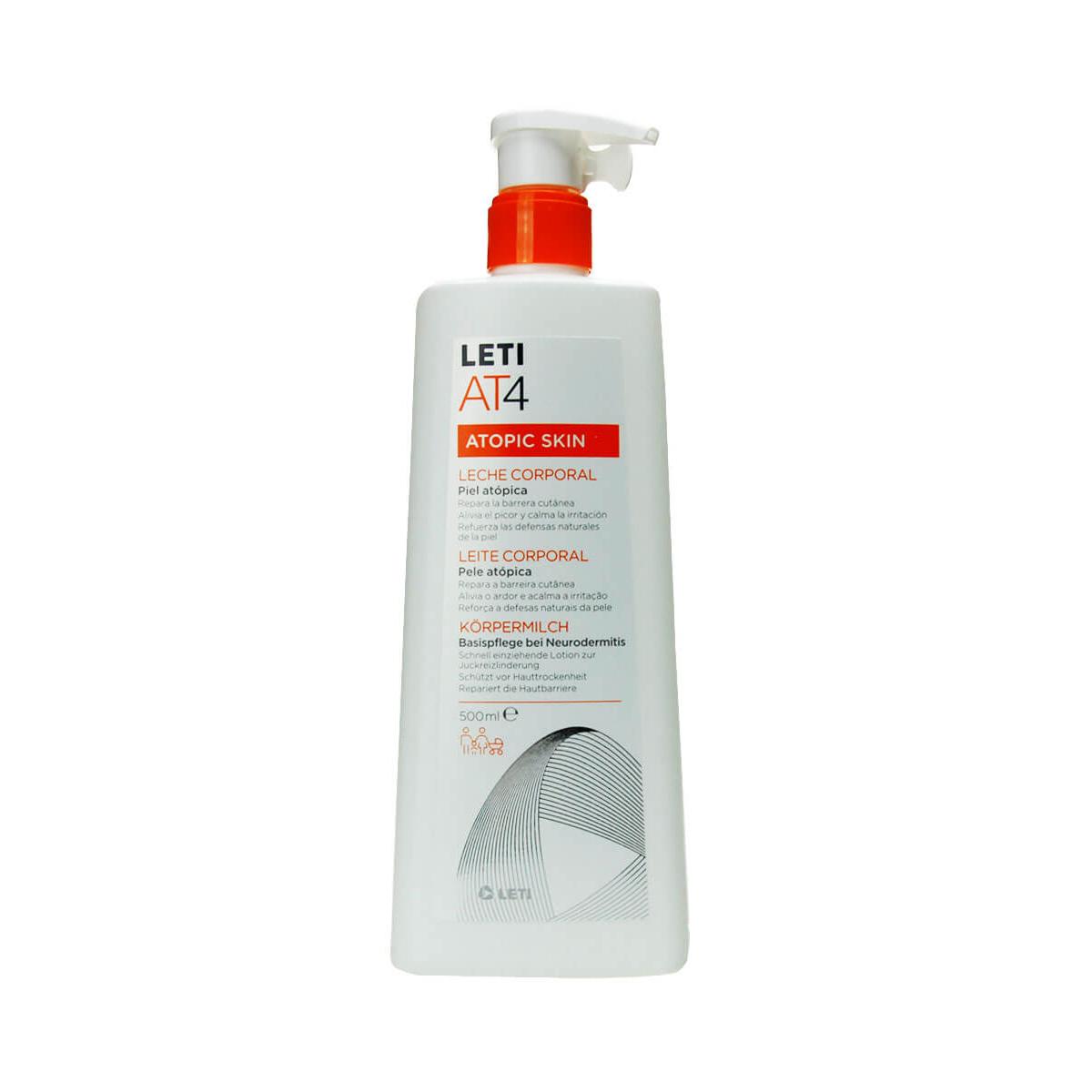 Leti at-4 leche corporal emoliente 500 ml.