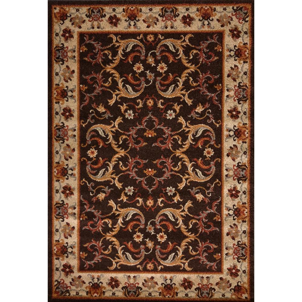 Alfombra de Hogar 100% Polipropileno 135 x 190 cm modelo CLÁSICA (Marrón) - CREVICOSTA QUALITY MARK MARCAS DE CALIDAD