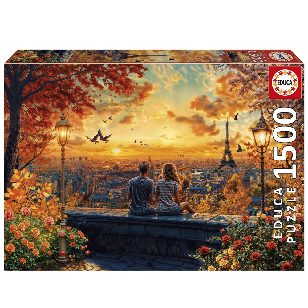 Puzzle 1500 piezas Enamorados En París (Educa 20569)