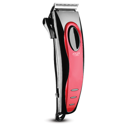 Adler | AD 2825 | Cortapelos | Con cable | Rojo