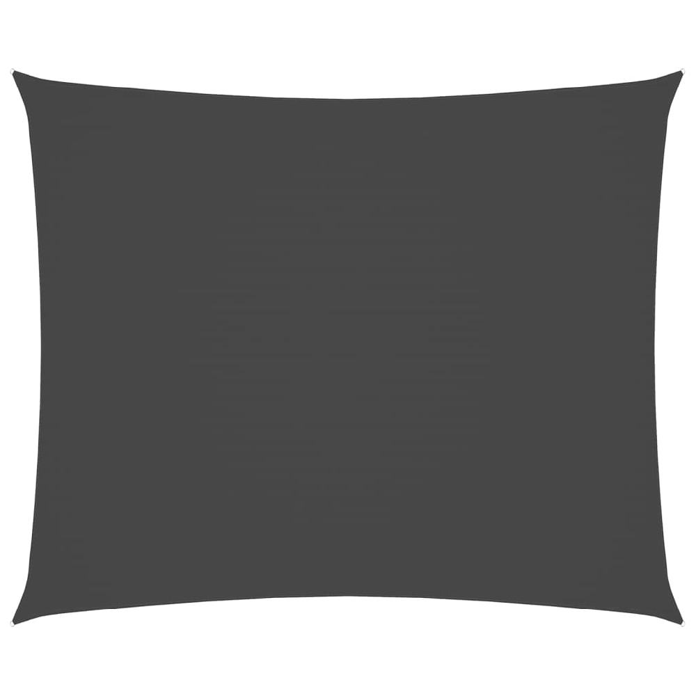 vidaXL TOLDO DE VELA RECTANGULAR TELA OXFORD GRIS ANTRACITA 6X7 M
