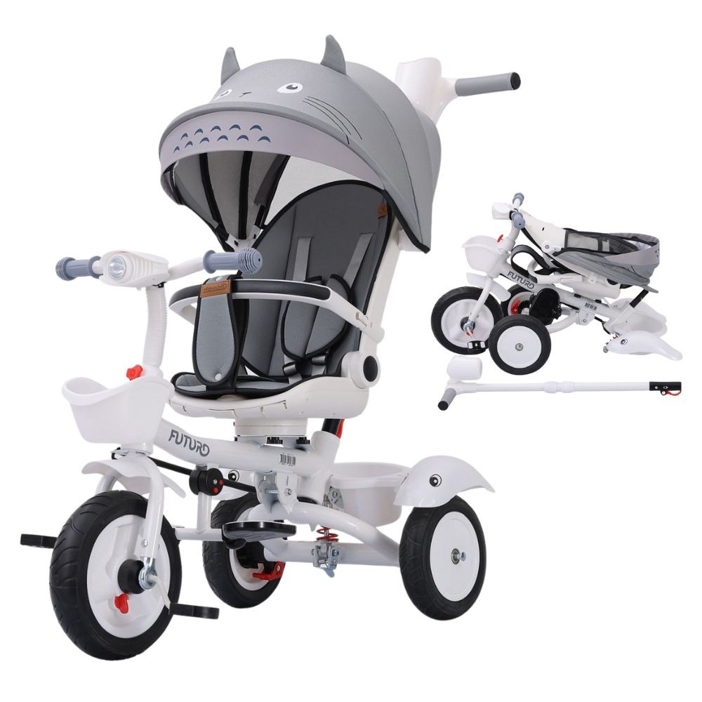 Chipolino Triciclo con sillín giratorio 360  y capota FUTURO de Chipolino