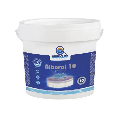 Cloro rápido Alboral 10 efectos. Bote 5kg. 615820 Quimicamp