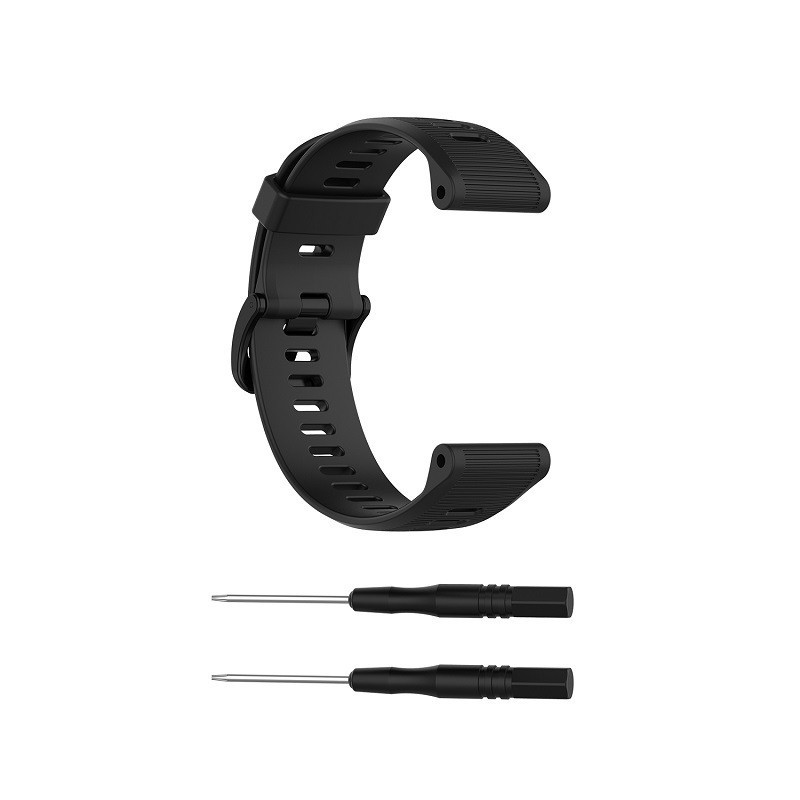 Pulsera compatible con Garmin Forerunner 945/935/Fenix 5, Correa de silicona para Reloj, Correa de repuesto para ancho de 22mm, Correa Deportiva y duradera