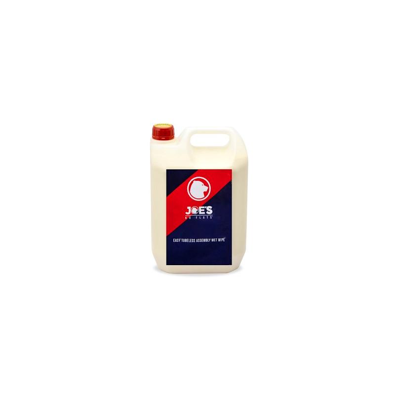 Joe's - Liquido Sellante Tubeless MTB 5L para mantenimiento de bicicletas de montaña, compatible con CO2 y válido para sistemas tubeless, tubular y cámaras, resistente a temperaturas extremas (-20ºC a +70ºC) y presiones de 15-100 PSI