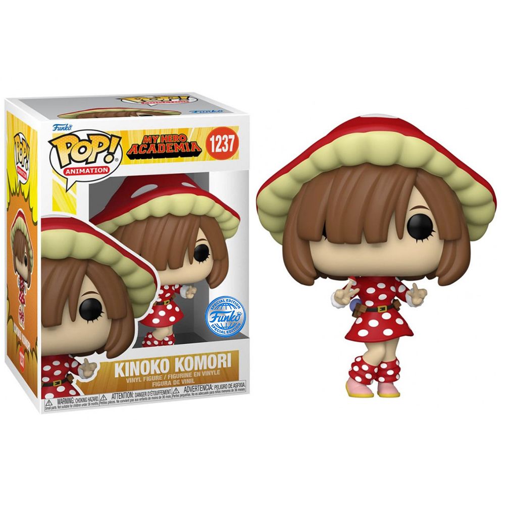 FUNKO POP! MY HERO ACADEMIA - KINOKO KOMORI EXCLUSIVO, 63289, Nº1237, TIENDA CON LICENCIA OFICIAL