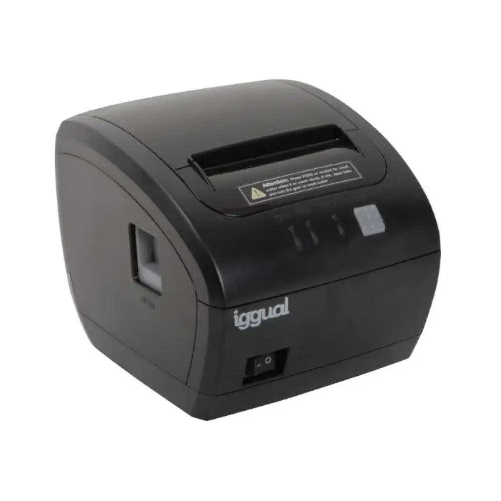 iggual TP7001 Impresora Térmica de Tickets Dual USB RS232 Negra