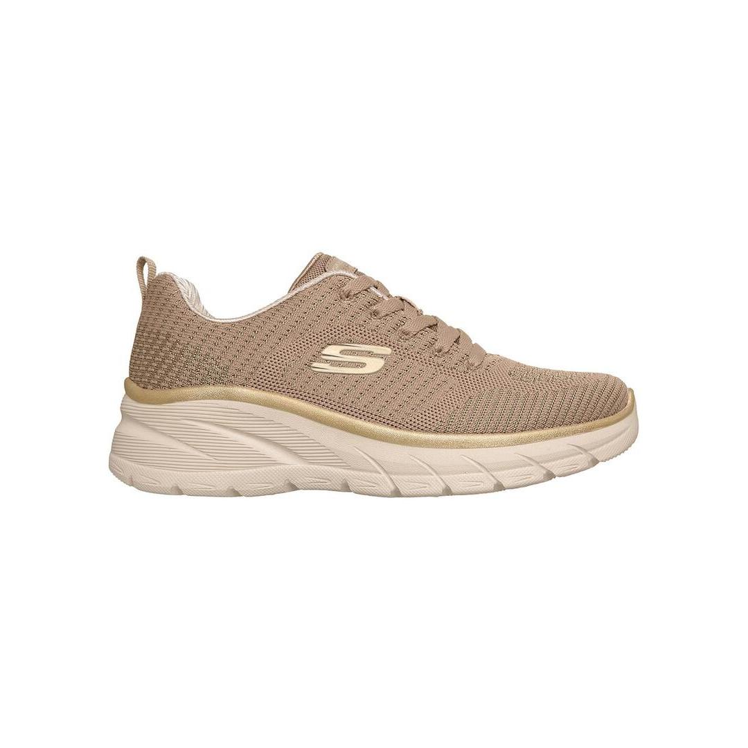 Zapatilla Mujer Skechers Fashion Fit Beige