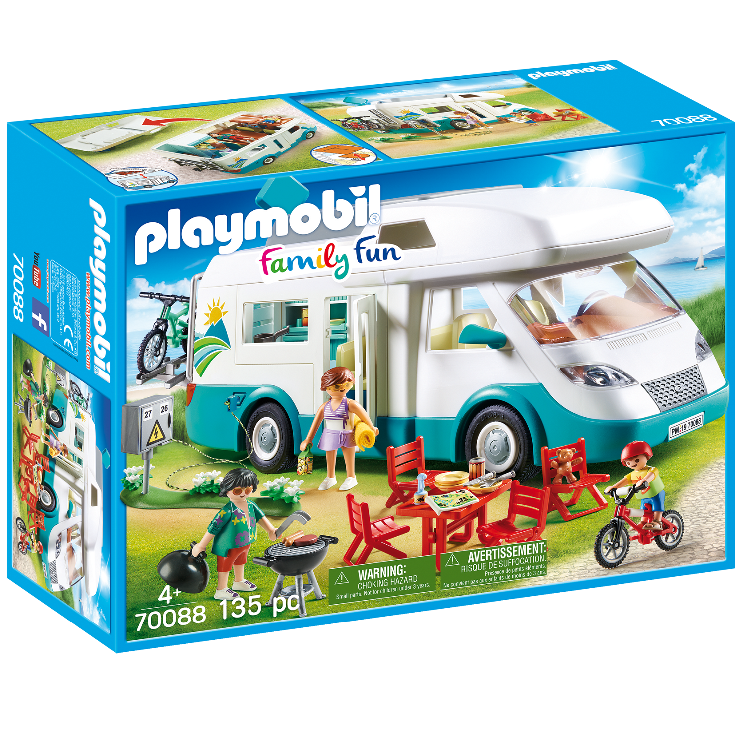 PLAYMOBIL - CARAVANA DE VERANO, 70088, TIENDA CON LICENCIA OFICIAL, ENVIO URGENTE 24-48 HORAS PENÍNSULA, FAMOBIL, CLICKS, JUGUETES, NIÑOS, NIÑAS, FIGURAS, MUÑECOS, 100% ORIGINAL