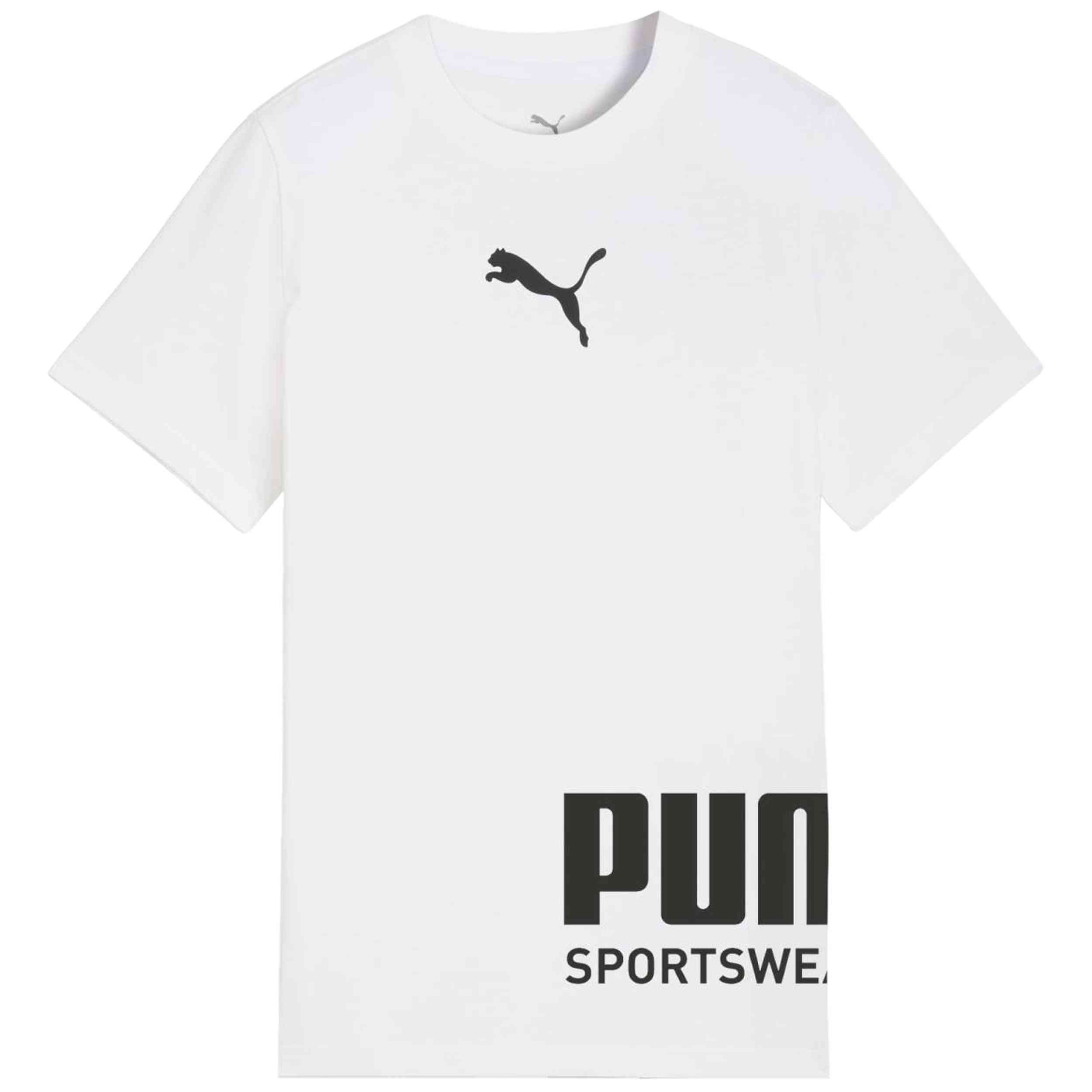 Camiseta Puma modelo Puma Sport Graphic T en color Blanco/Negro