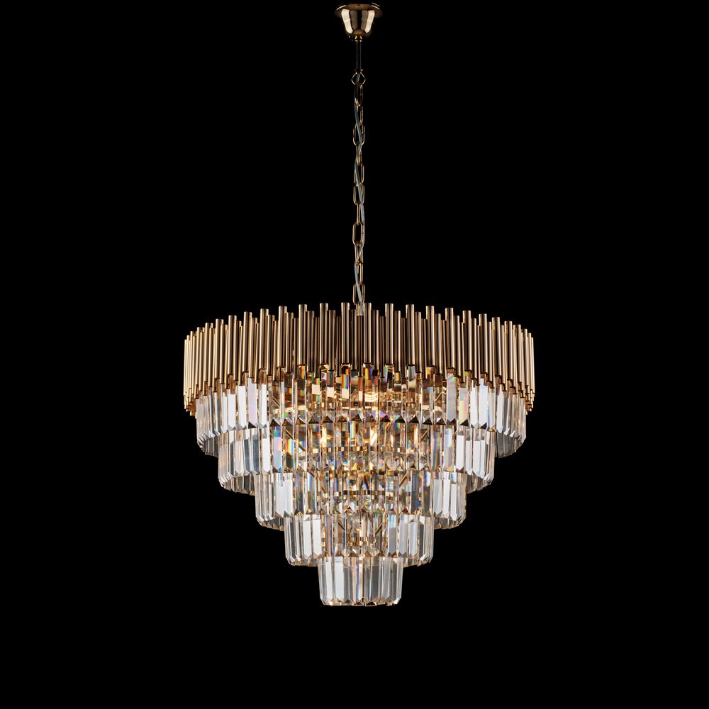 Araña Contemporánea Ravel Gold 9 Luces E14