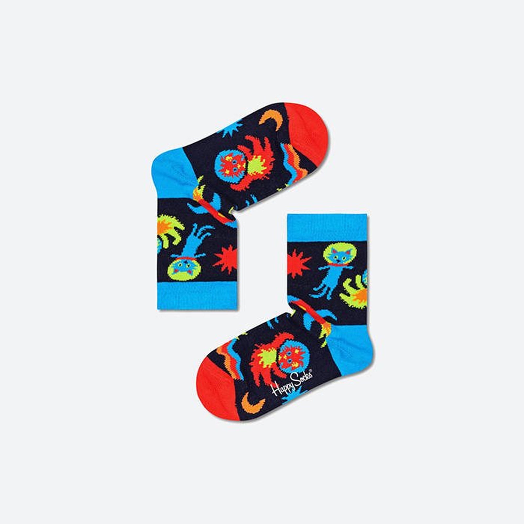 Happy Socks Calcetines Niños Gatos Espacio Originales