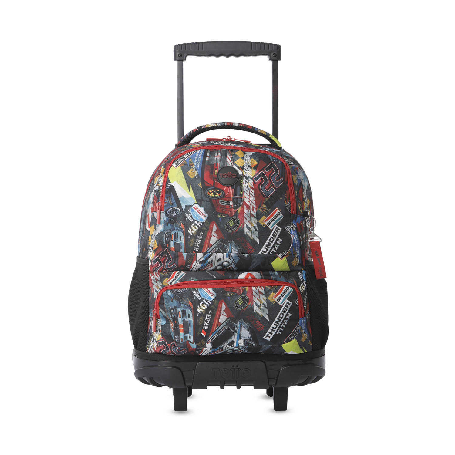 Totto Mochila infantil ruedas SKL L Material: Poliéster 32 x 45.5 x 18 cm