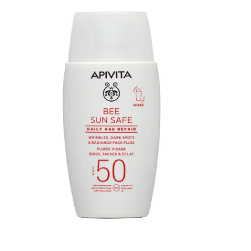 APIVITA BEE SUN SAFE Reparación Antiedad Diaria SPF50 Fluido Facial 50 ML