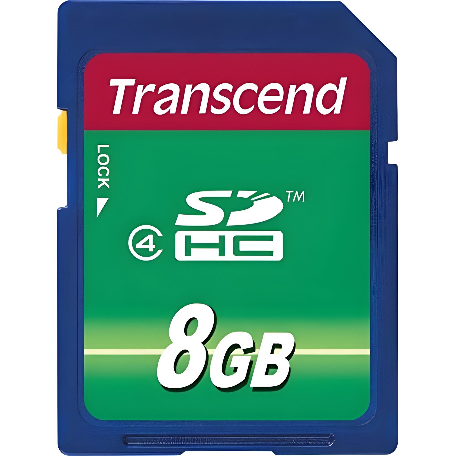 Transcend TS8GSDHC4-SecureDigital 8 GB Memory Card (Class 4), Blue