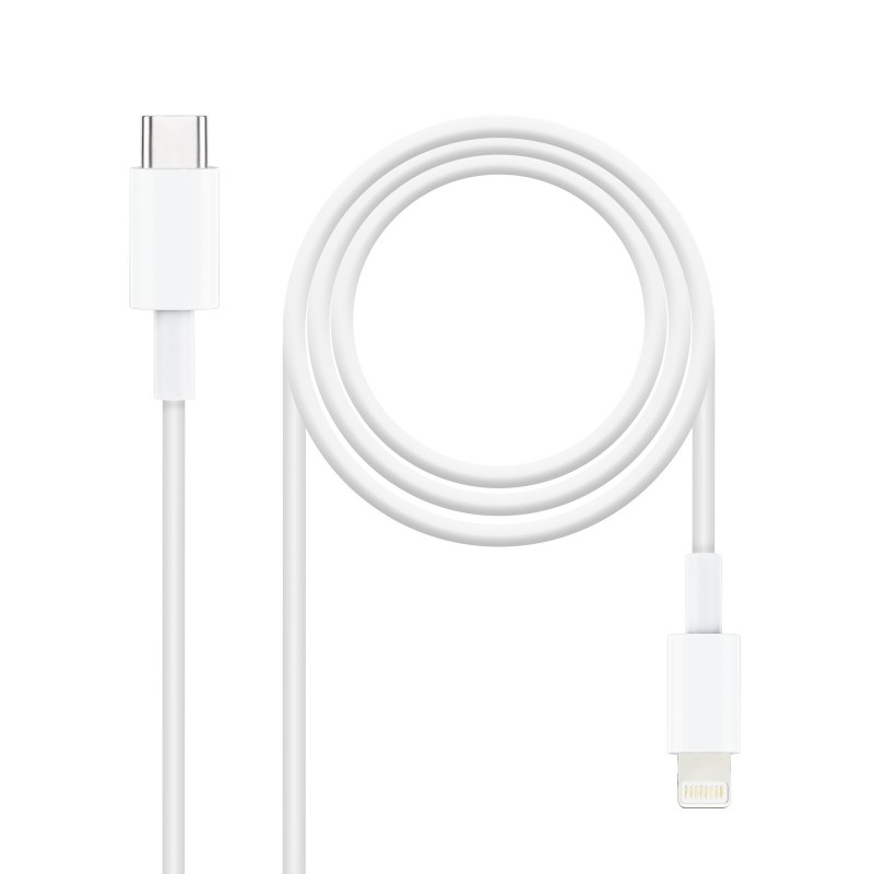 Nanocable - Cable Lightning a USB-C, 50 cm 10.10.0600