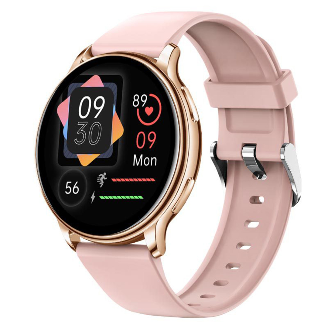 Reloj inteligente con monitorización de temperatura y rastreador de actividad física.